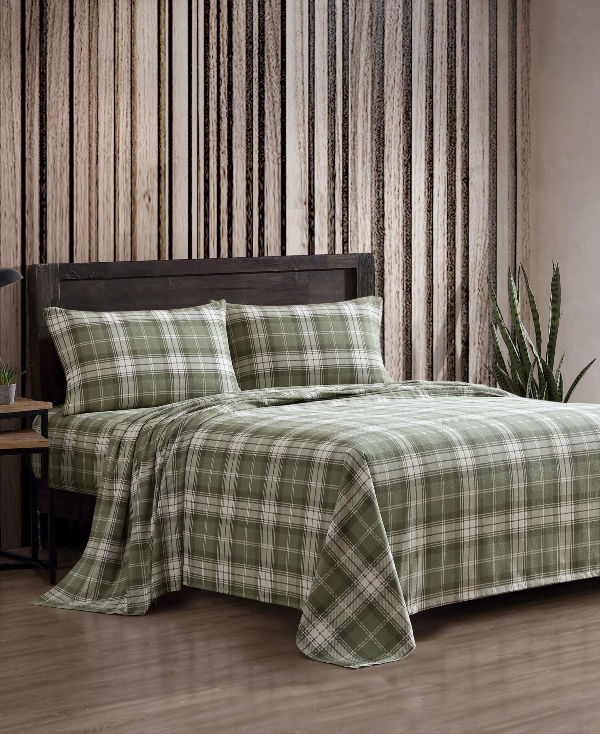 Eddie Bauer Printed Cotton Flannel 3-pc. Sheet Set, Twin