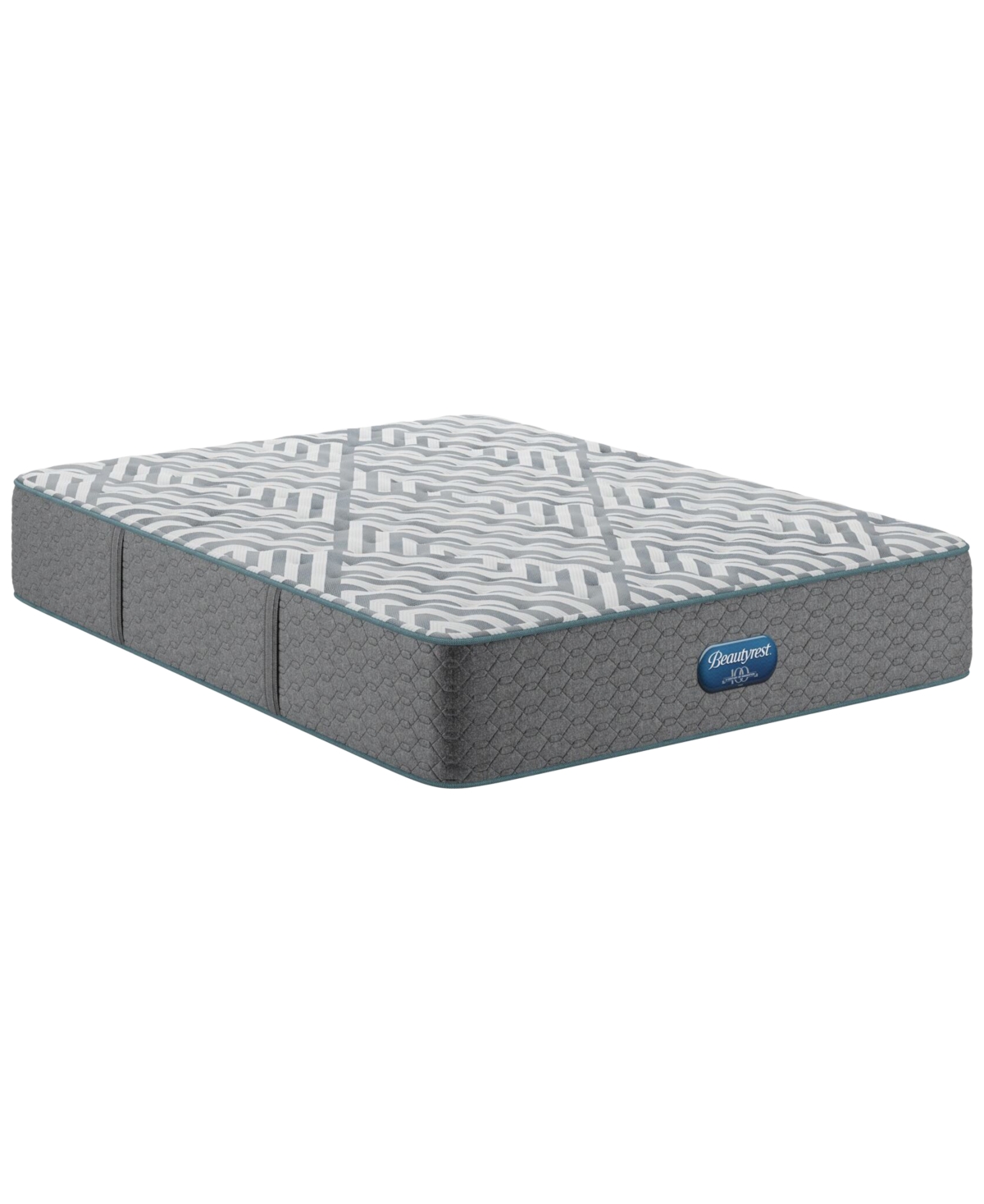 Beautyrest Anderson Avenue 13" Firm Tight Top Mattress Set, Queen Split In Gray