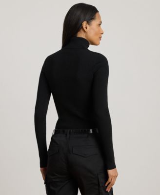 Petite Ribbed Turtleneck Sweater