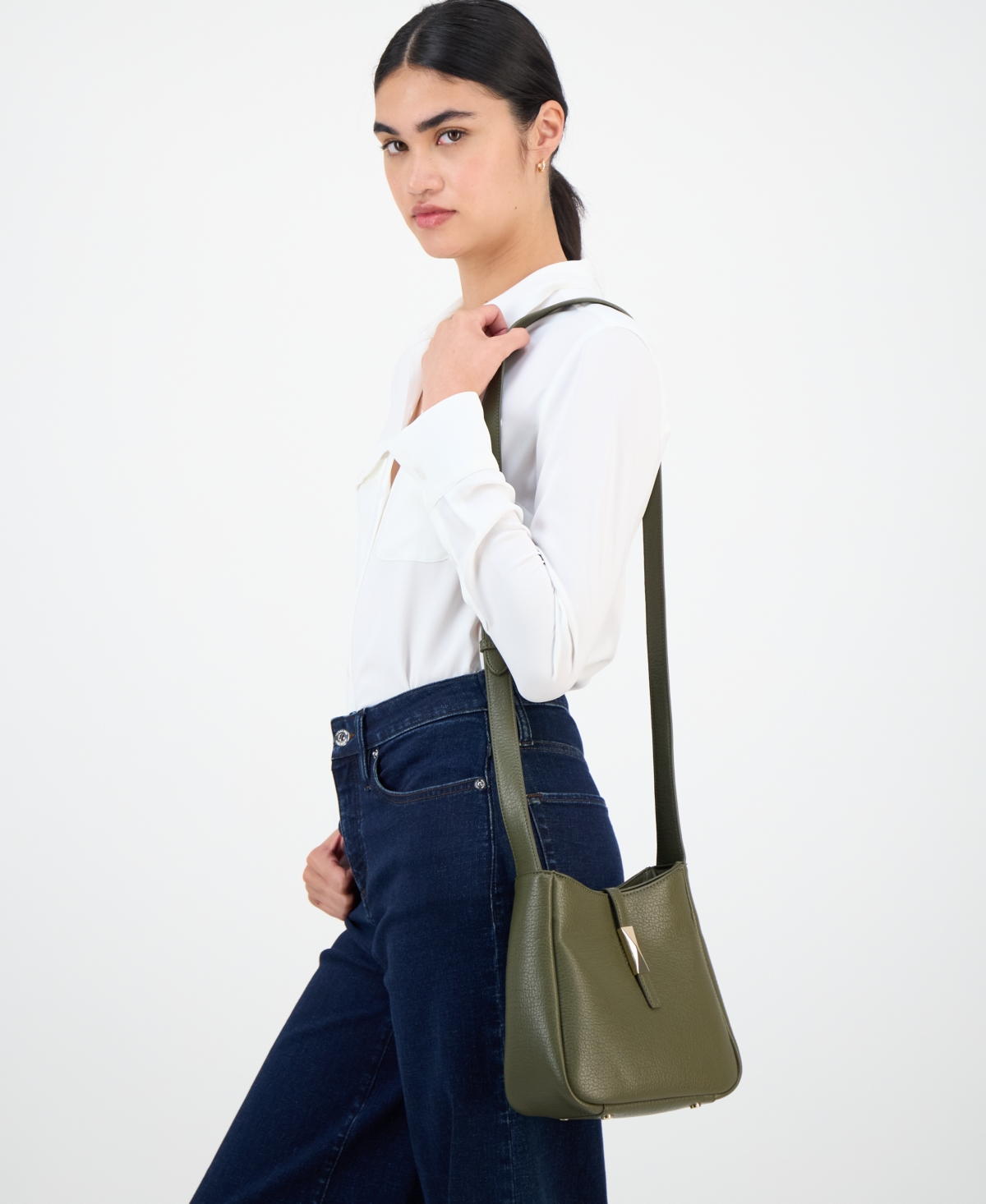 Inc International Concepts Dersi Crossbody, Exclusively At Macy's In White