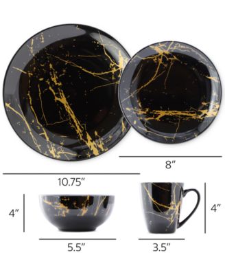 Bolt 16 Pc. Dinnerware Set, Service for 4
