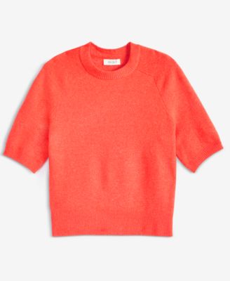 Women's Saddle Short Sleeve Sweater, Macy's Exclusive 