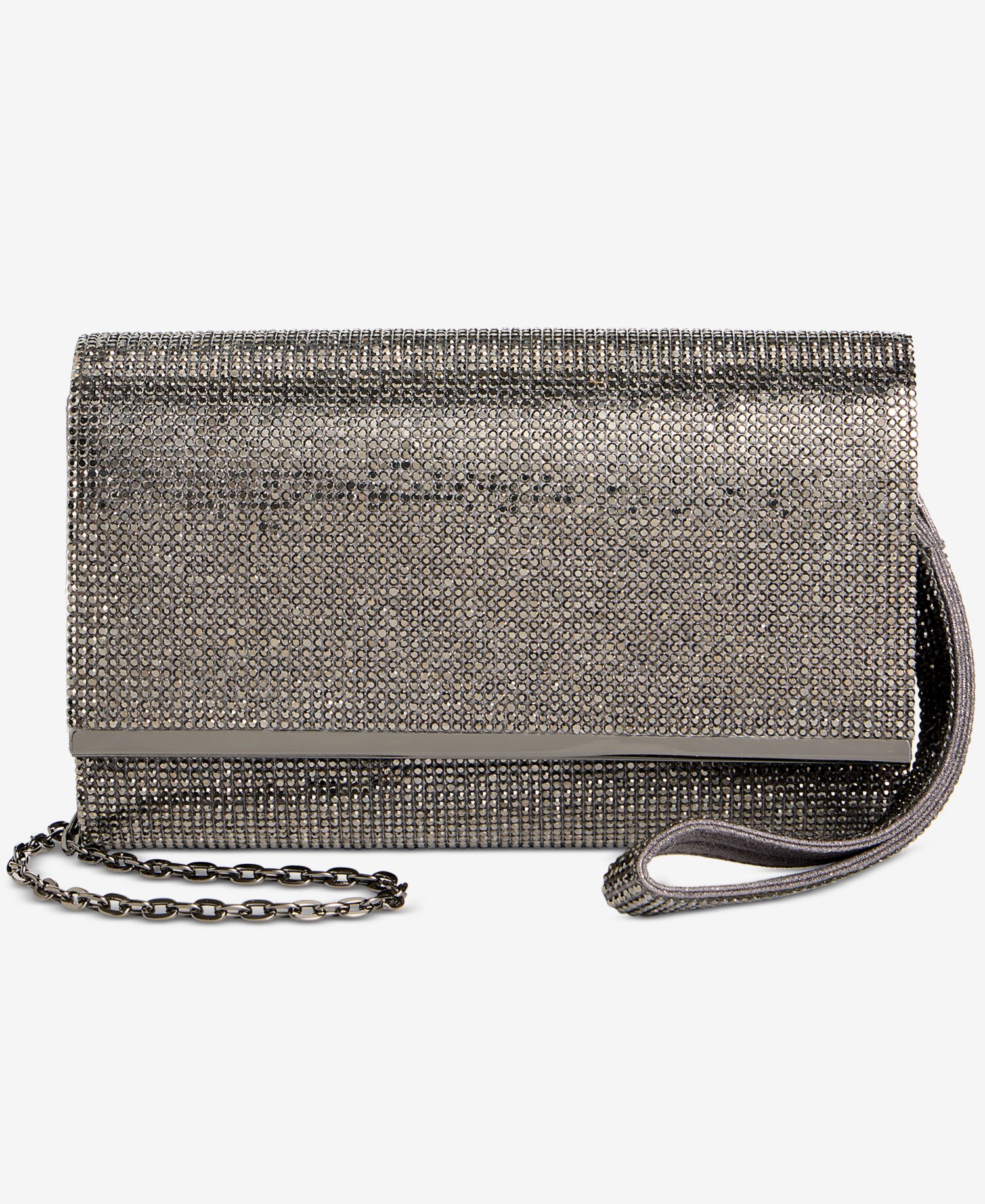 Caitlin Satin and Crystal Clutch