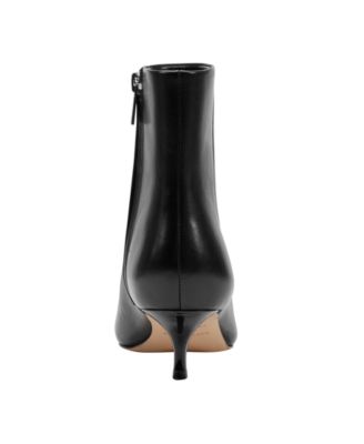 Women's Kiona Leather Kitten Heel Booties