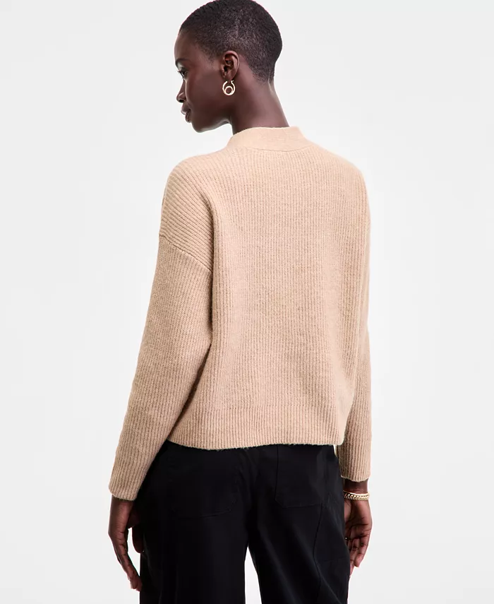 Women's Three-Button Shaker Cardigan - thumbnail 5