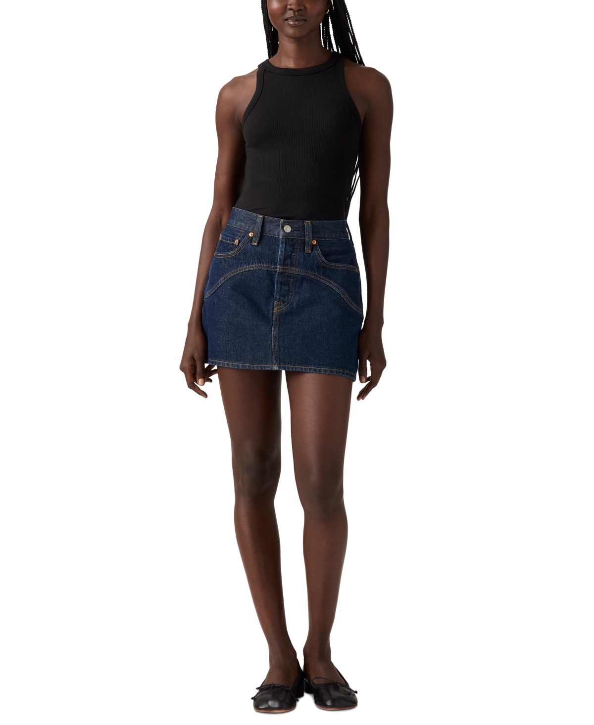 Levi's Women's Western Yoke Icon Denim Skirt