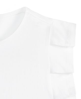 Women's Flutter-Sleeve Jersey T-Shirt, Macy's Exclusive