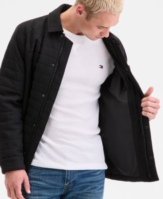 Men's Quilted Shirt Jacket