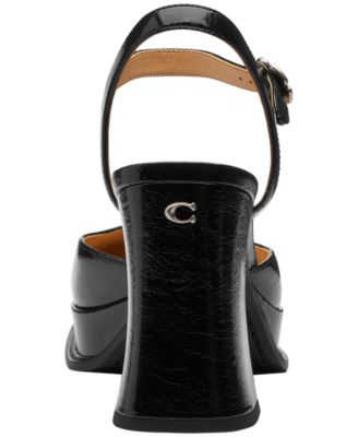 Women's Sculpted-Heel Platform Pumps