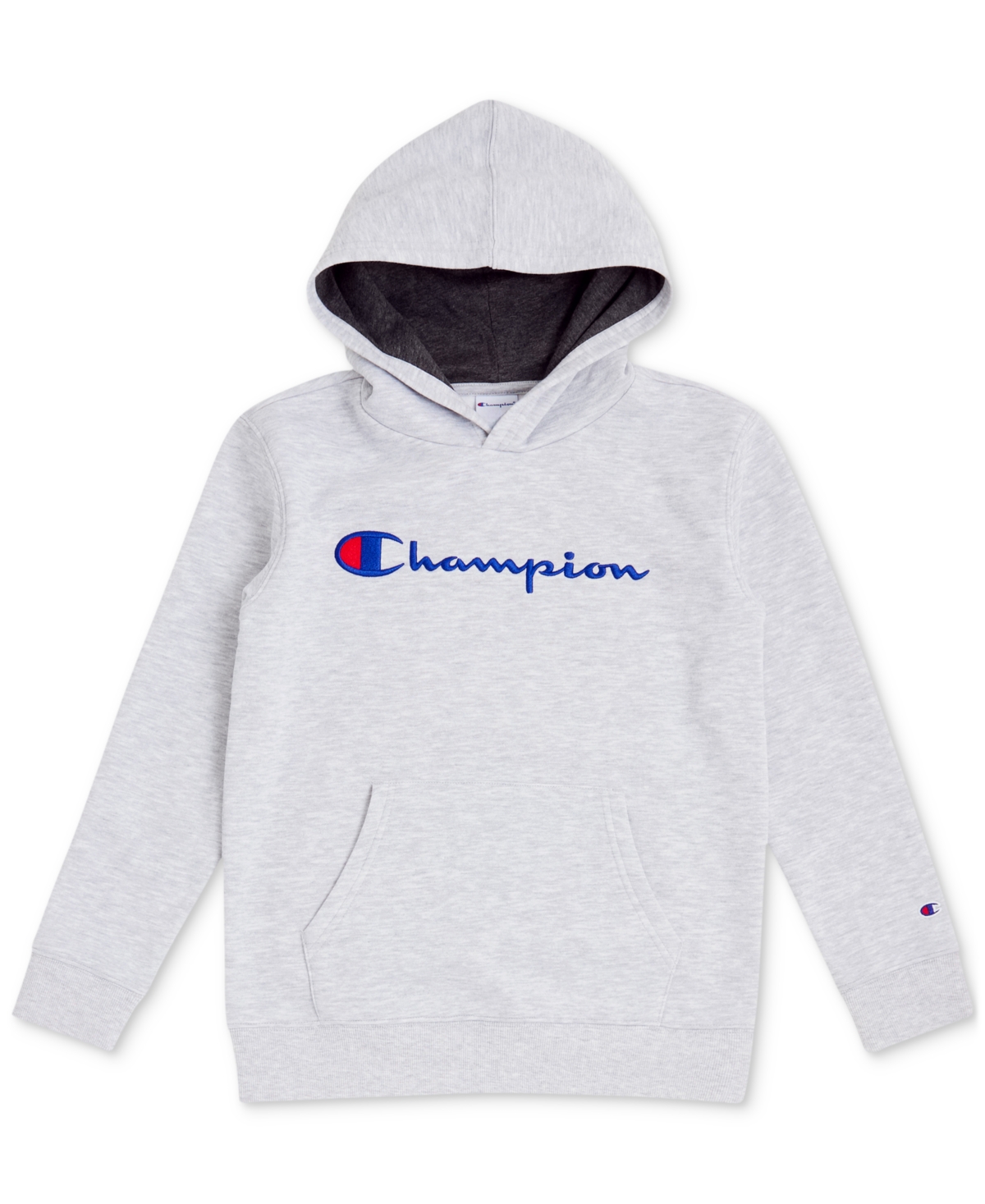 Champion Big Boys Signature Pullover Hoodie In Gray