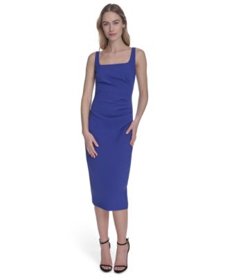 Vince Camuto - Women's Square-Neck Midi Bodycon Dress