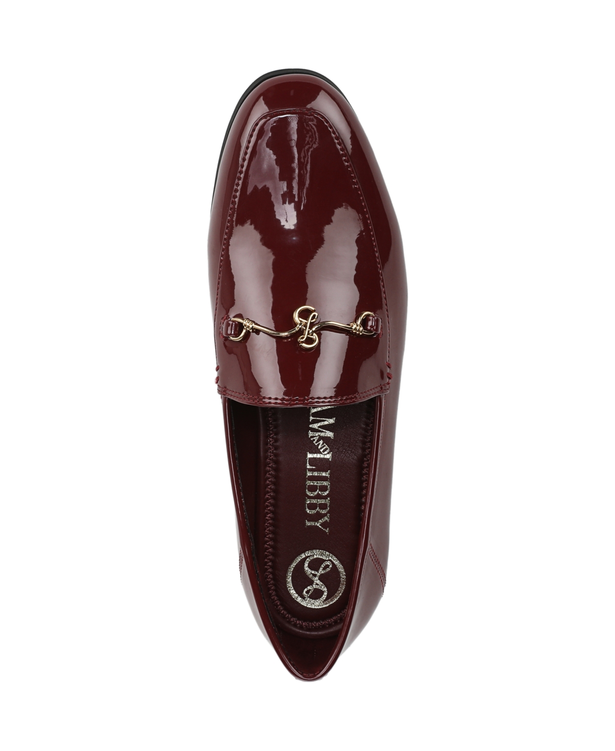 Sam & Libby Nadia Logo Bit Loafer In Burgundy