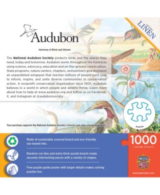 Audubon - Harmony of Birds and Stream 1000 Piece Jigsaw Puzzle