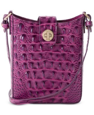 Brahmin - Marley Mineral Blue Melbourne Mini Leather Crossbody