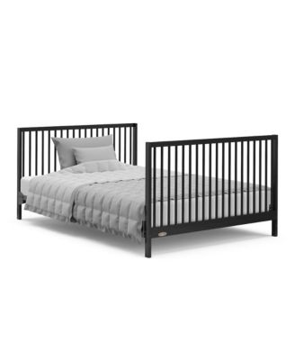 Teddi 5-in-1 Convertible Crib with Drawer - Black