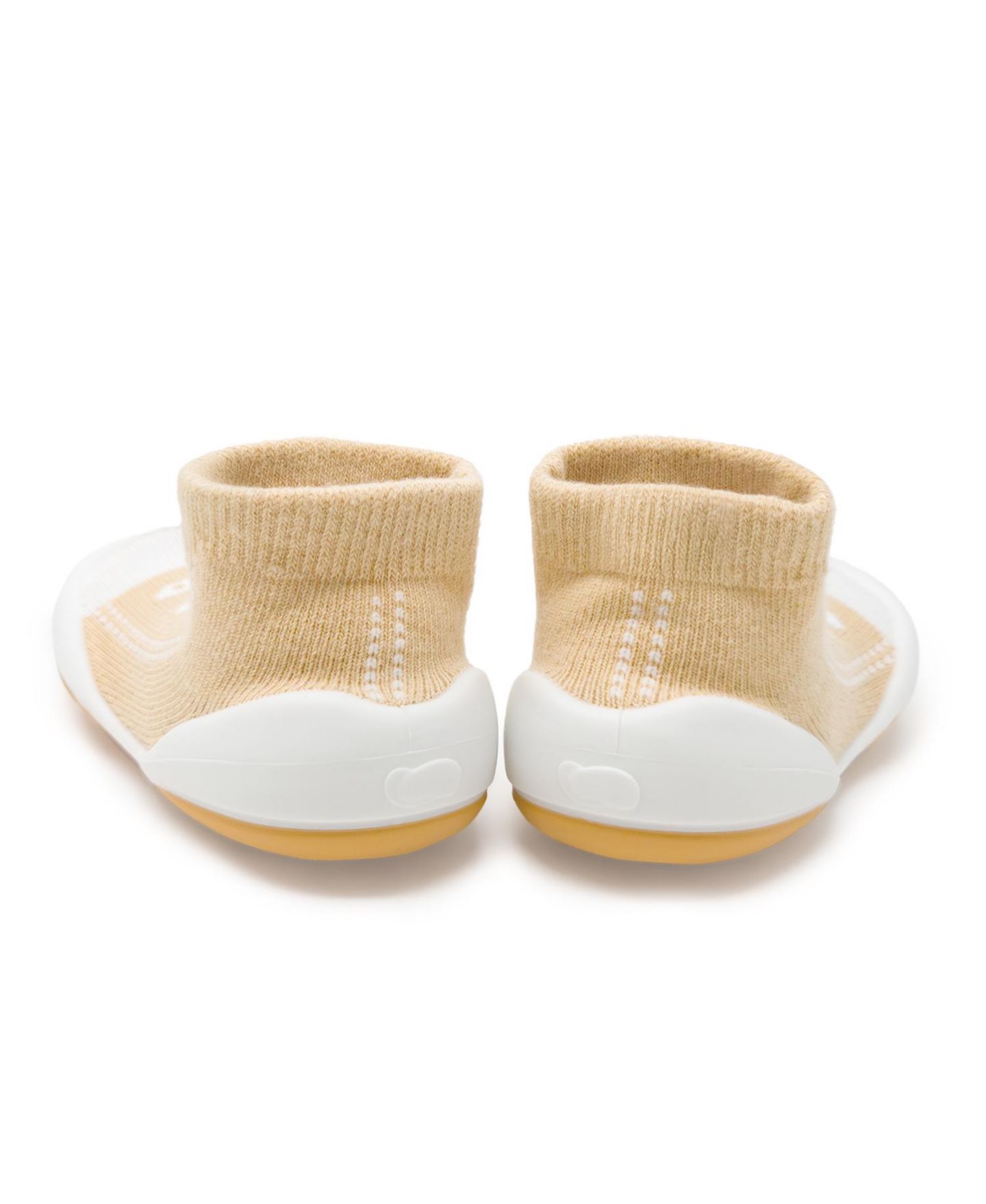 Кроссовки Komuello First Walk Sock Shoes Sneakers - Beige для малышей — фото 4