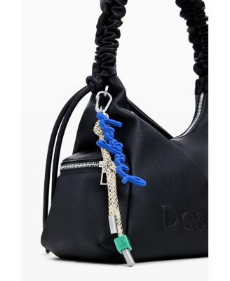 Women's Medium 3D logo bag with ruched handle