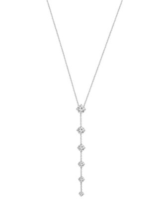 Lab Grown Diamond Graduated Lariat Necklace (3-1/2 ct. t.w.) in 14k White Gold, 16" + 2" extender