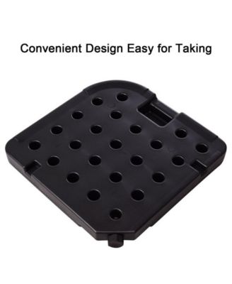 20 Inch Patio Offset Water Filled Plate Umbrella Base Sand