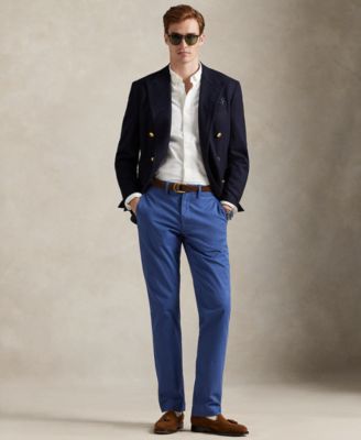 Men's Straight-Fit Washed Stretch Chino Pants