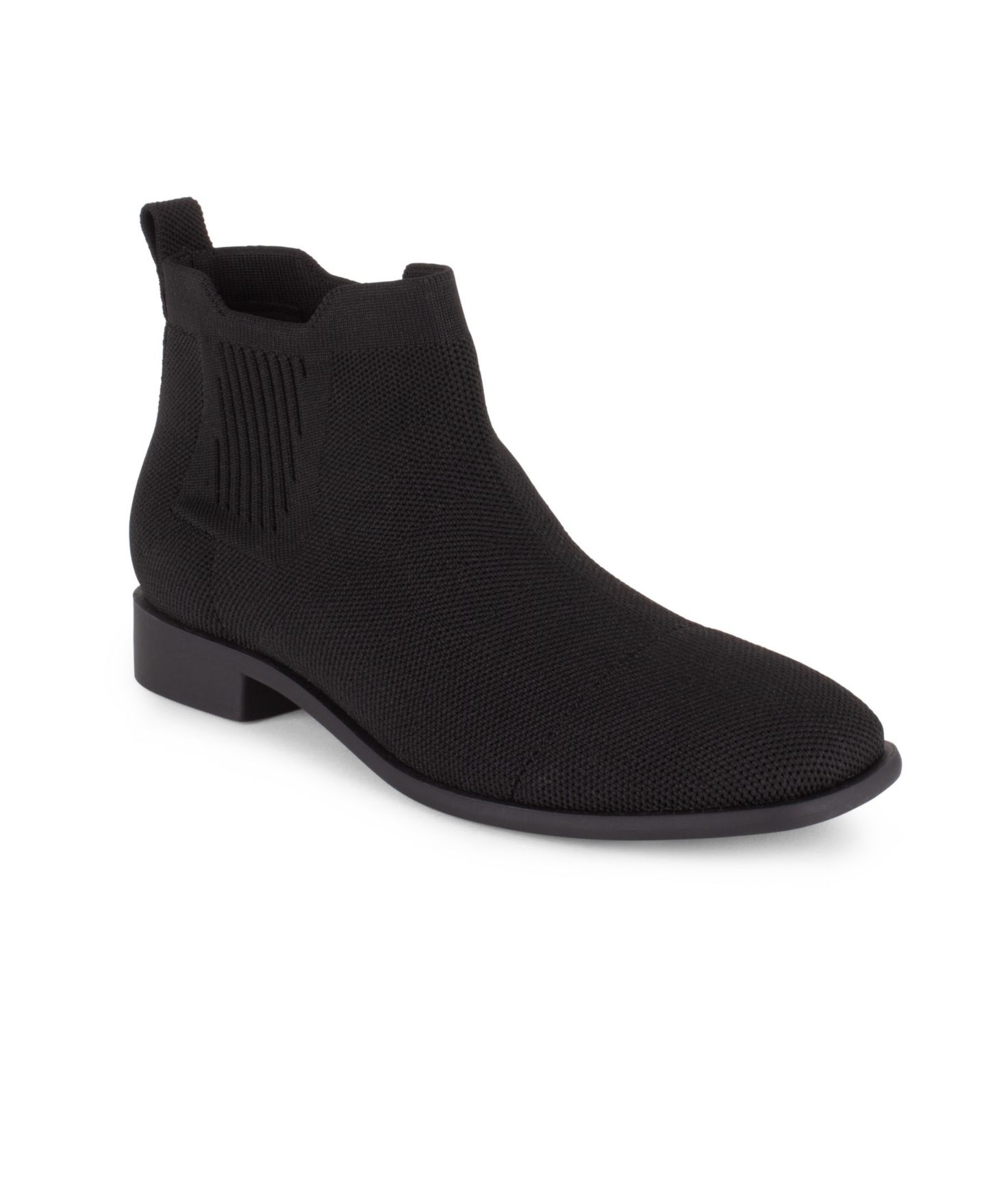 Женские ботинки Tahari Roundabout Knit Slip-On Booties, цвет: Чёрный — фото 1