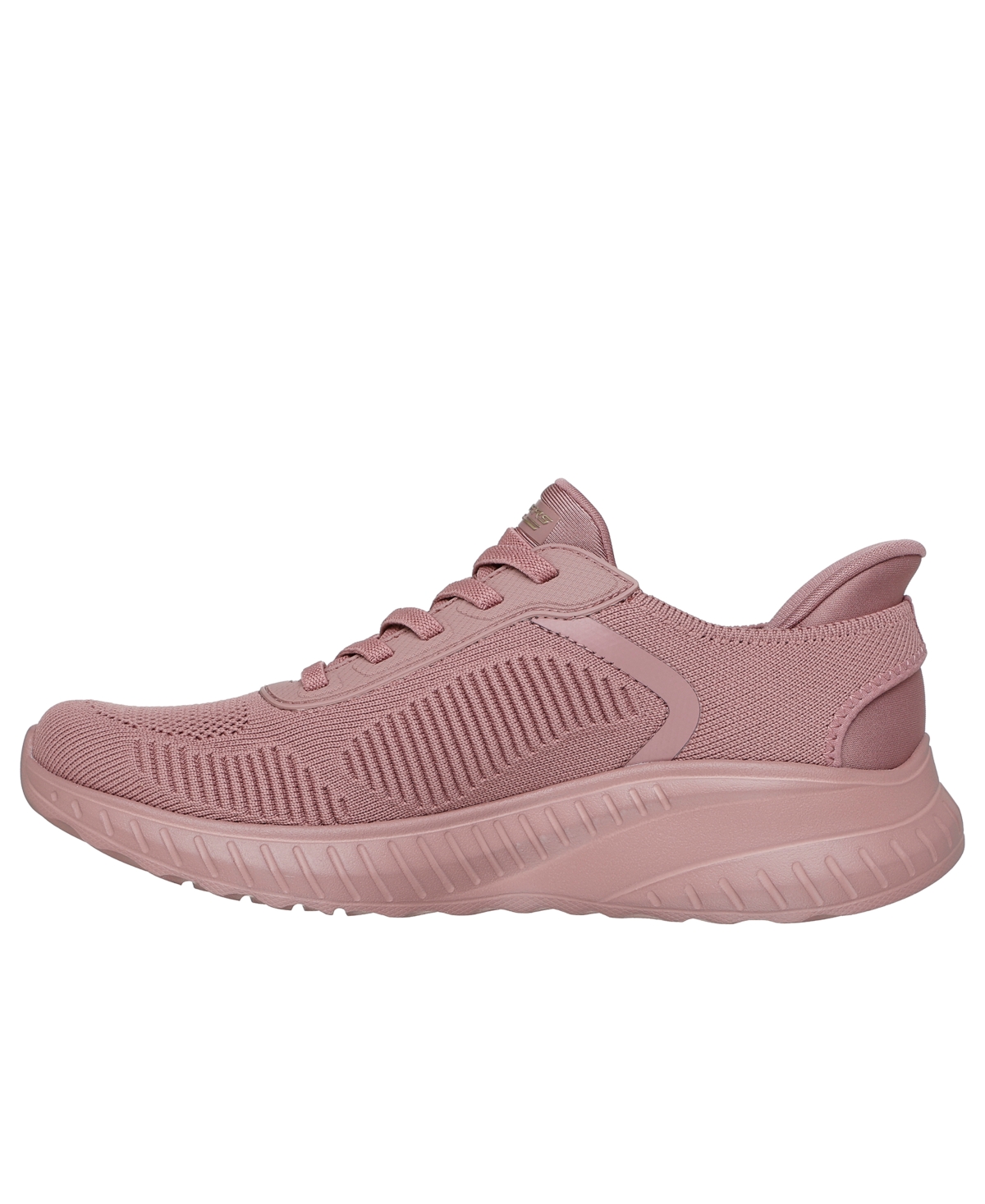 Women's Slip-Ins: Bobs Sport Squad Chaos Walking Sneakers from Finish Line - Rose
