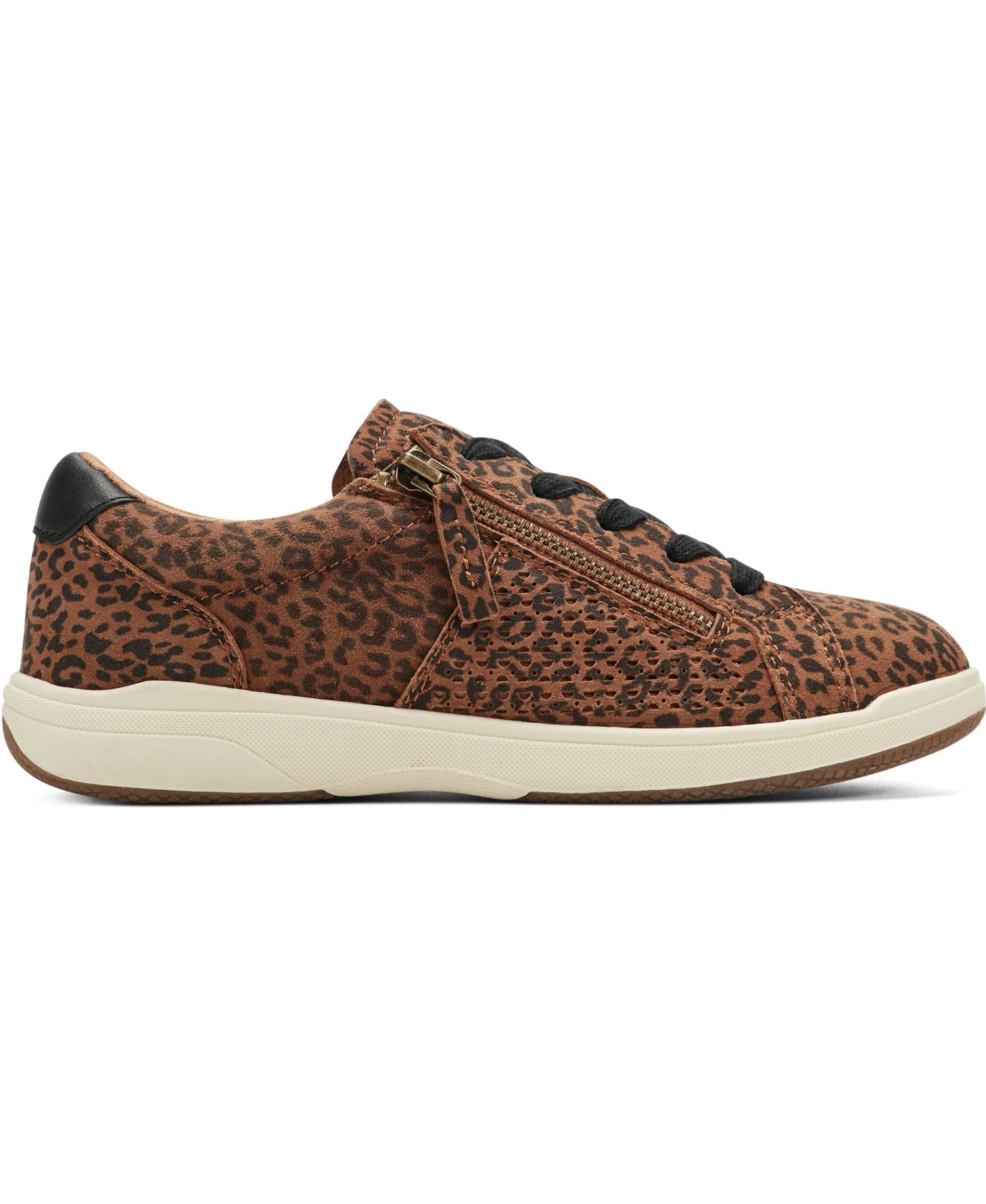 Women's Netta Side Zip Lace-Up Sneakers