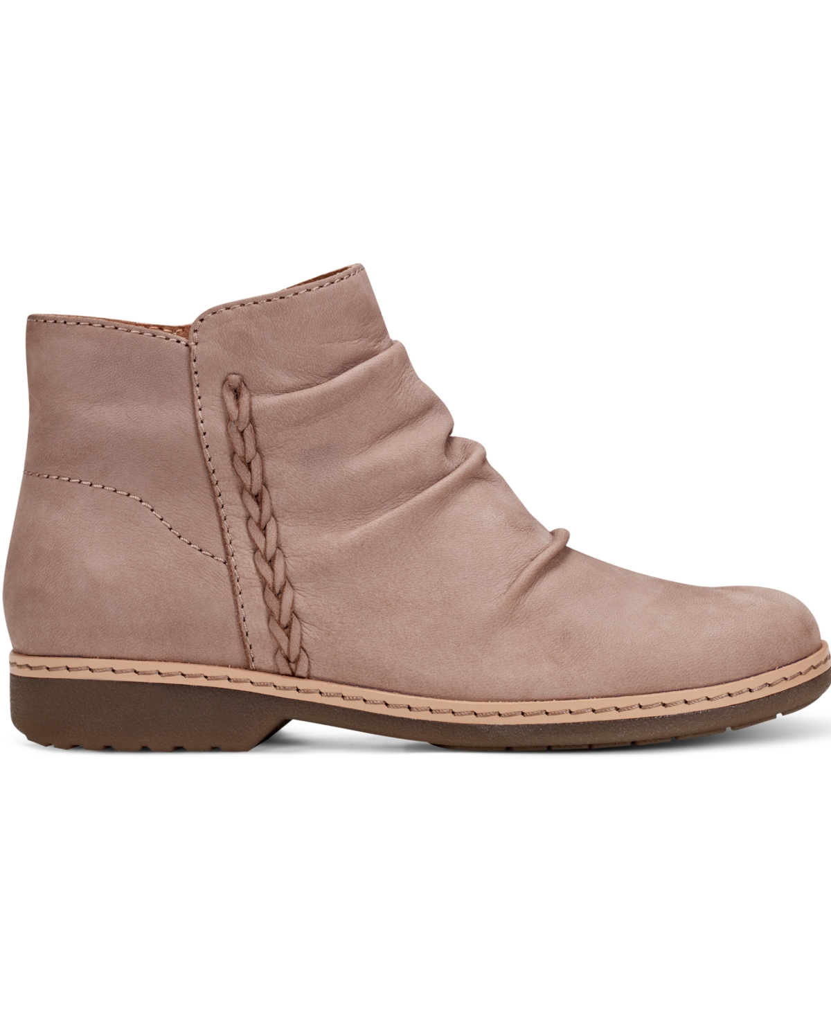 Earth Women's Hilaree Water Repellent Ruched Booties In Pink
