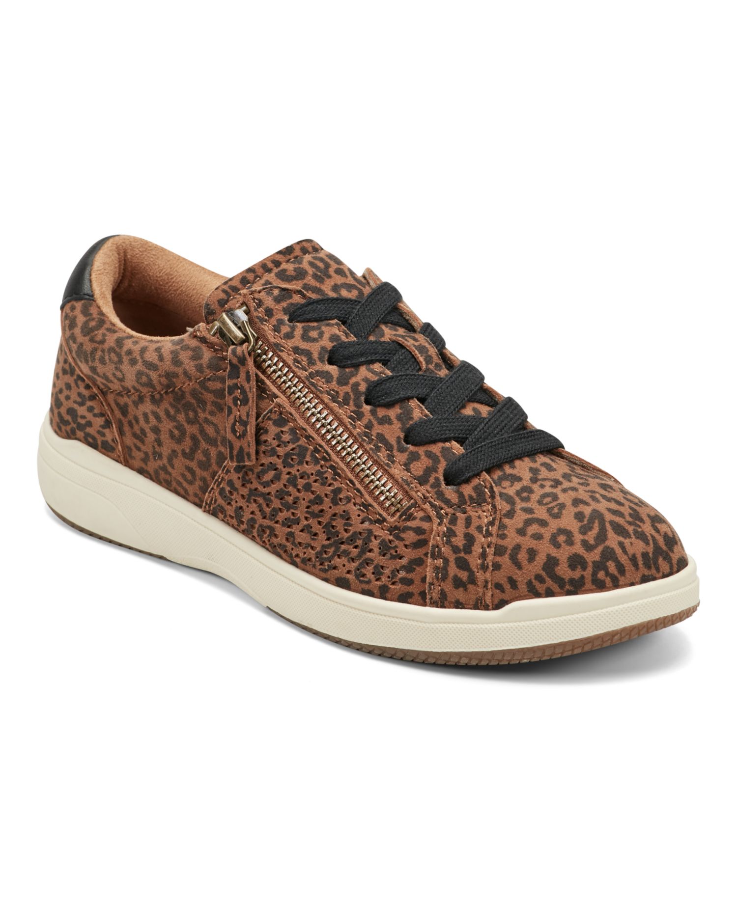 Women's Netta Side Zip Lace-Up Sneakers