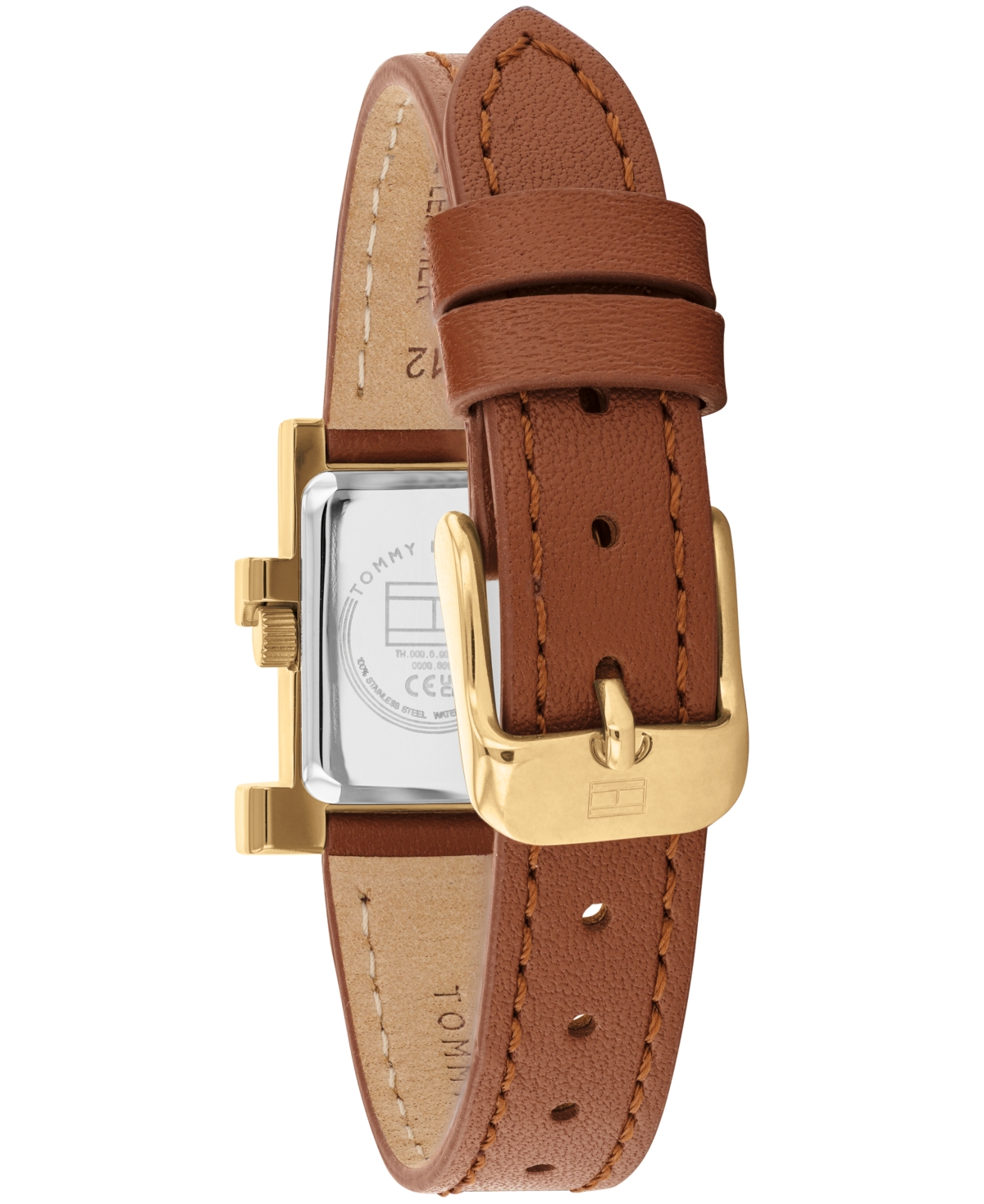 Tommy Hilfiger Women's Quartz Brown Leather Strap Watch, 21mm In Brown
