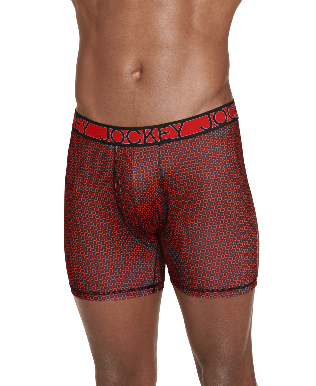 Jockey 3-pack Active Microfiber 5" Boxer Briefs In Multi