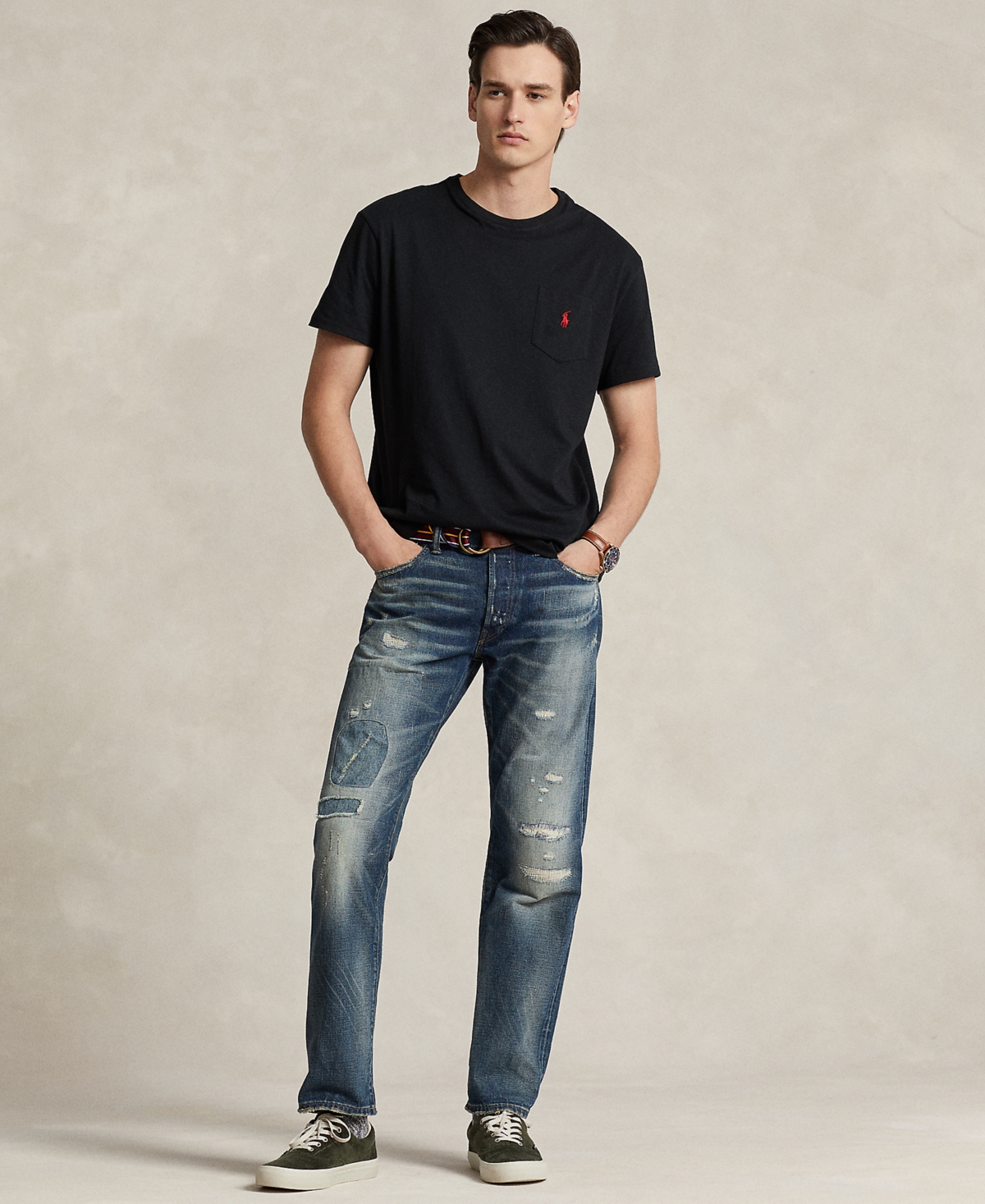 Polo Ralph Lauren Men's Classic Fit Crew Neck Pocket T-Shirt