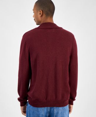 Men's Shawl-Collar Sweater