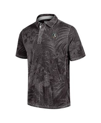 Men's Black Florida State Seminoles Sport Santiago Paradise Polo Shirt
