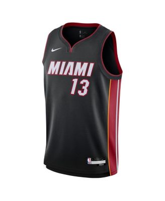Big Boys and Girls Bam Adebayo Black Miami Heat Swingman Icon Edition Jersey