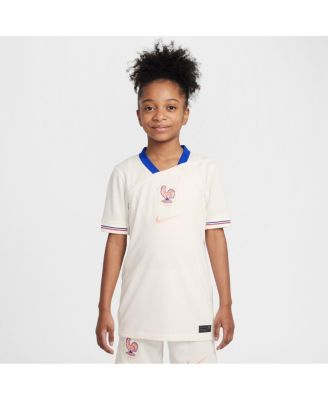 Big Boys and Girls Cream France Women's National Team 2025/26 Away Replica Jersey