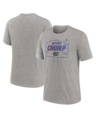 Jordan - Men's Heather Gray Florida Gators Campus Local Tri-Blend T-Shirt