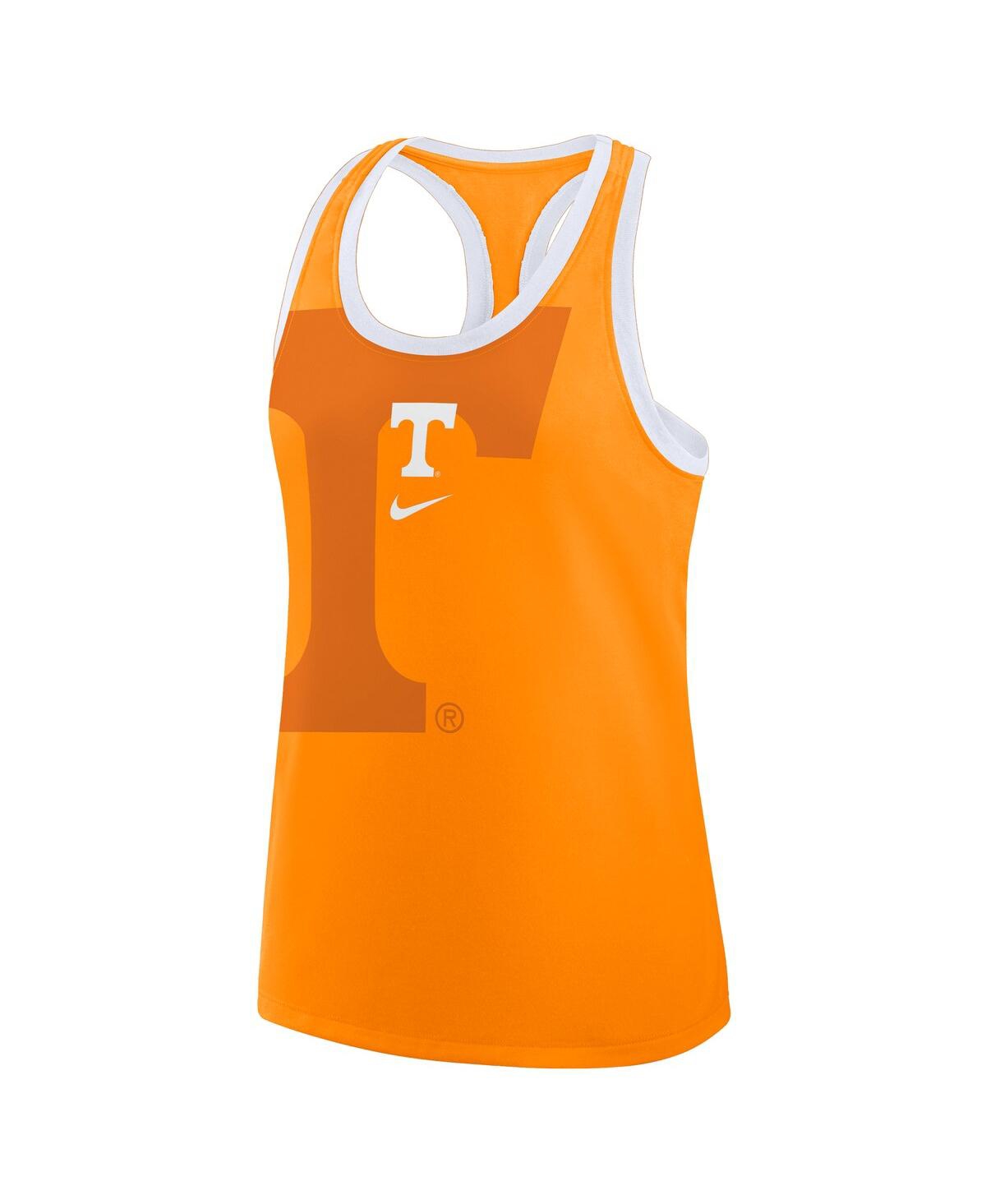 Nike Tennessee Orange Tennessee Volunteers Primetime Tri-blend Racerback Tank Top In Orange