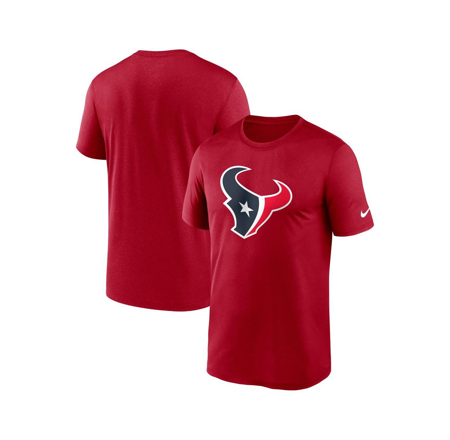 Men's Red Houston Texans Primetime Legend Logo Performance T-Shirt
