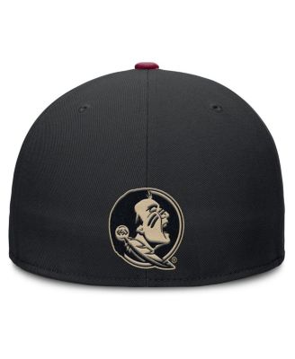 Men's Black Florida State Seminoles True Primetime Performance Fitted Hat