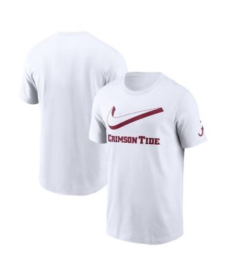 Nike - Men's White Alabama Crimson Tide Primetime 2-Hit Swoosh T-Shirt