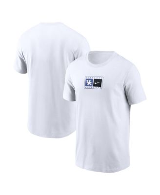Nike - Men's White Kentucky Wildcats Campus Logo Swoosh T-Shirt