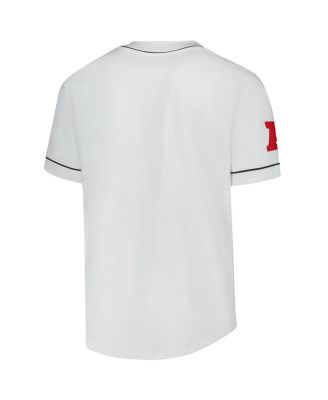 Men's White Cincinnati Bengals Relay Full-Button Baseball Jersey