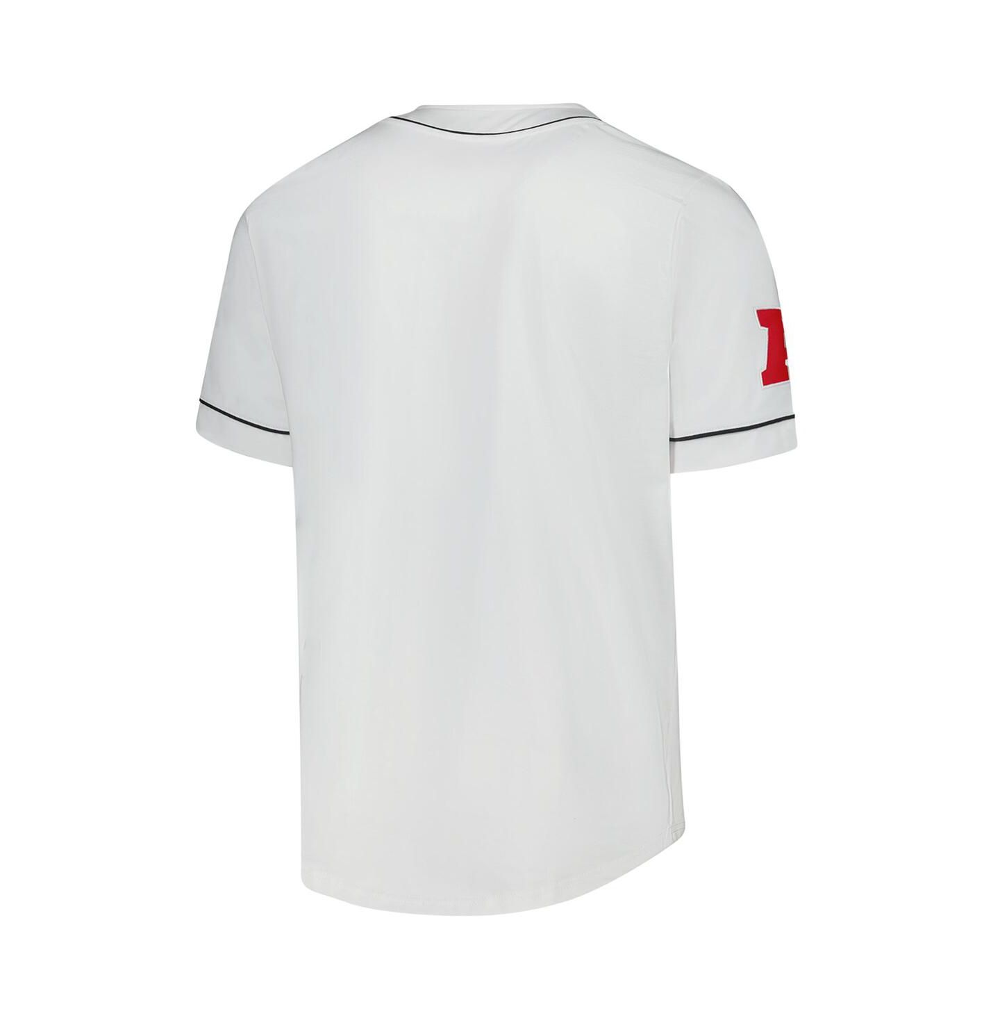 Мужской топ Starter White Cincinnati Bengals Relay Full-Button Baseball Jersey — фото 3