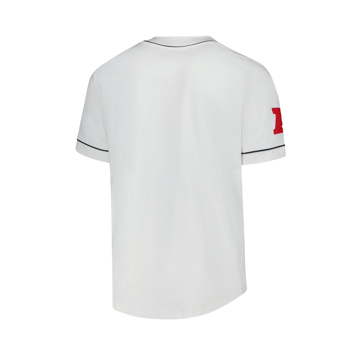 Men's White Cincinnati Bengals Relay Full-Button Baseball Jersey