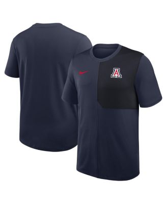 Nike - Men's Navy Arizona Wildcats 2025 Sideline UV Performance Coach T-Shirt