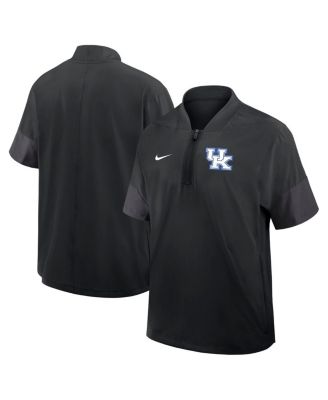 Nike - Men's Black Kentucky Wildcats 2025 Sideline Coaches Lightweight Short Sleeve Jacket