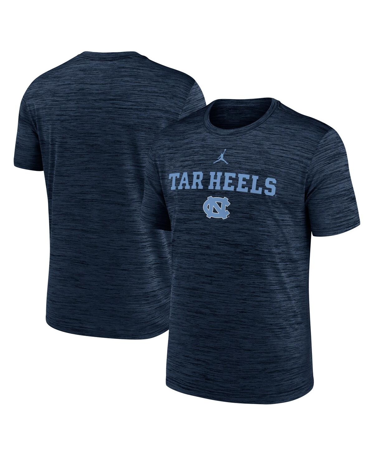 Men's Navy North Carolina Tar Heels 2025 Sideline Velocity Performance T-Shirt - Navy