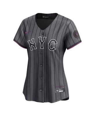 Women's Francisco Lindor Gray New York Mets City Connect Limited Jersey