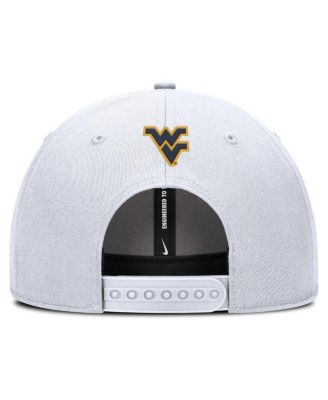 Men's White West Virginia Mountaineers Rise Practice Adjustable Hat